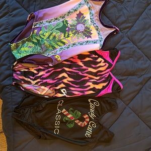 Lot of three Leotards: CM (7/8) two GK and one off brand from a comp)